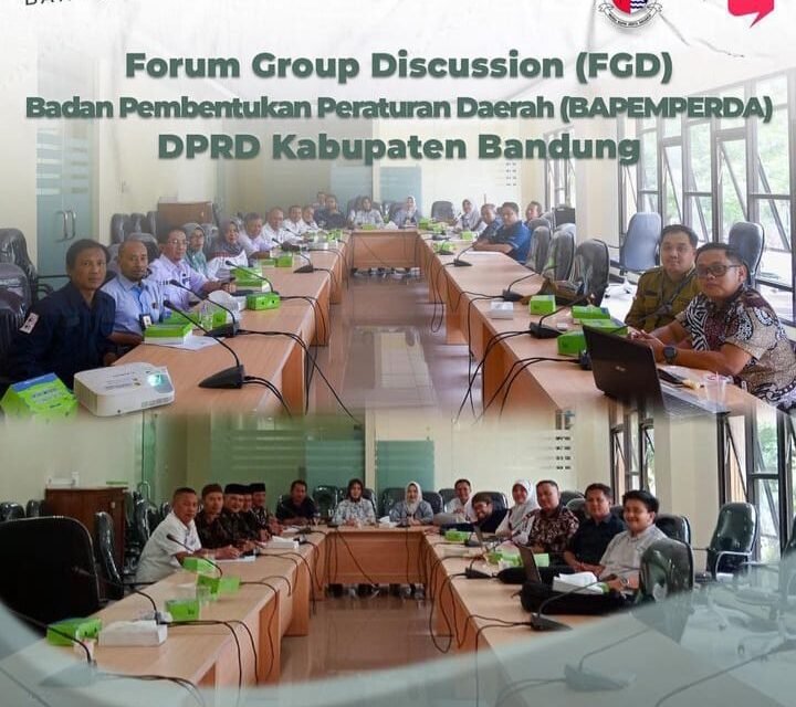 Penyusunan BAPEMPERDA kepalangmerahan PMI Kab. Bandung Bersama FGD di Gedung DPRD Kab. Bandung