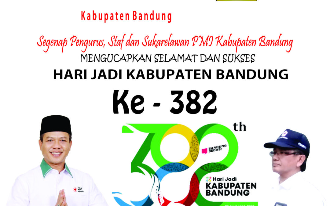 Selamat Hari Jadi Kabupaten Bandung Ke-382